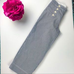 Talbots High Waist Deck Pants Size 2